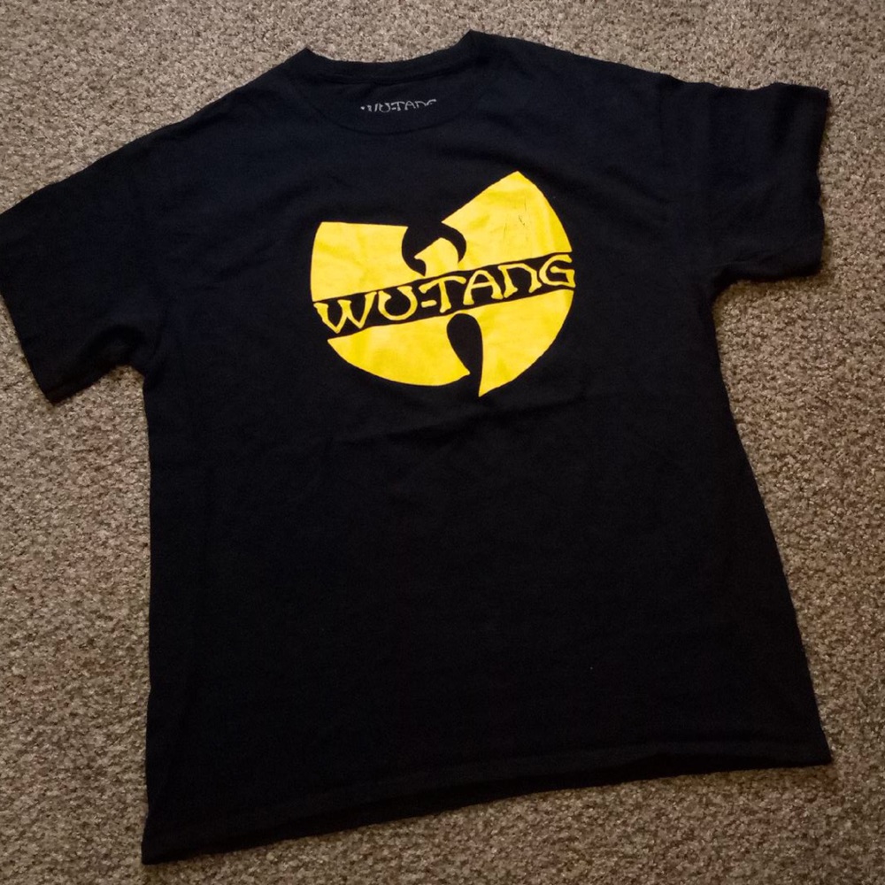 WU-TANG Yellow Logo T-Shirt Size L